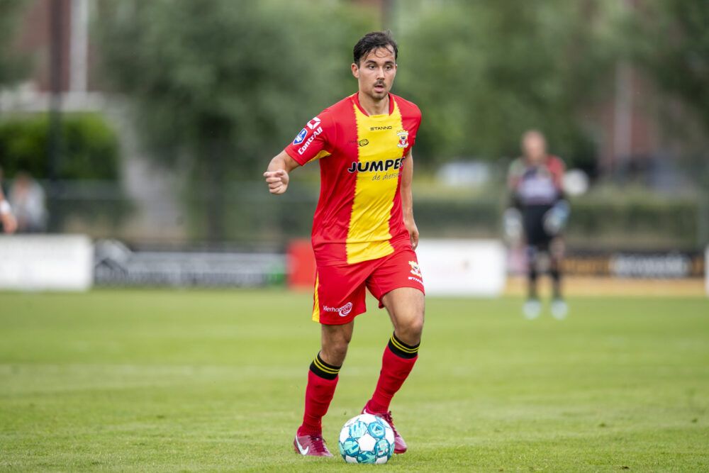 TERWOLDE, Sportpark De Woldermarck, 25-06-2022 , season 2022 / 2023 , Friendly match. during the match Terwolde - Go Ahead Eagles, final result 1-15, GA Eagles player Mats Deijl