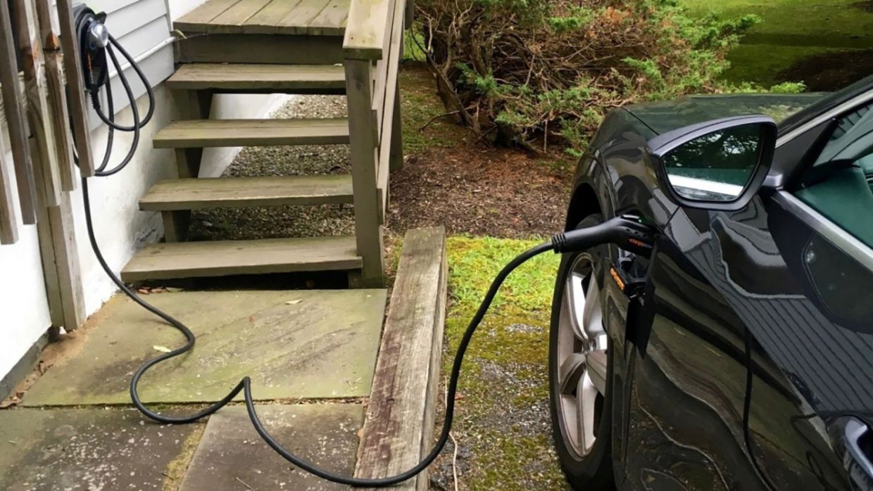 EV-car-is-charging-at-home