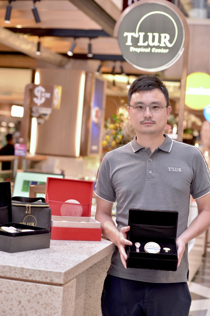 Star Biz7 photoshoot of directors of T'Lur Caviar and products. — RAJA FAISAL HISHAN/The Star