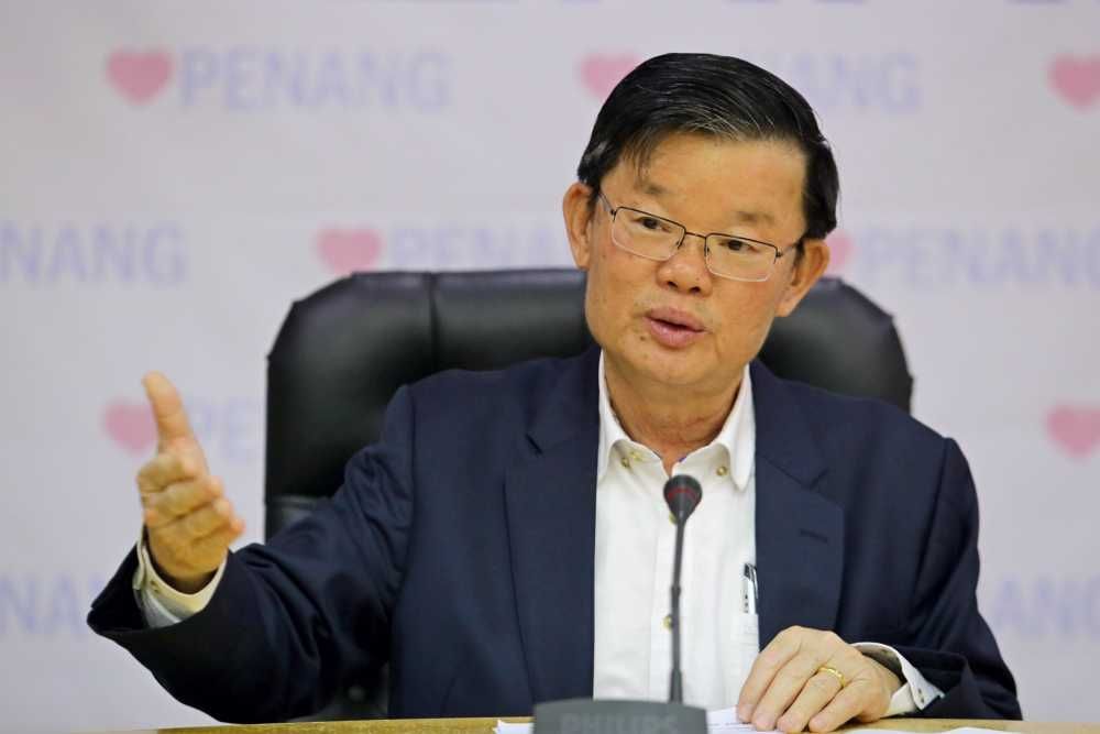 Penang Chief Minister Chow Kon Yeow. – CHAN BOON KAI/The Star