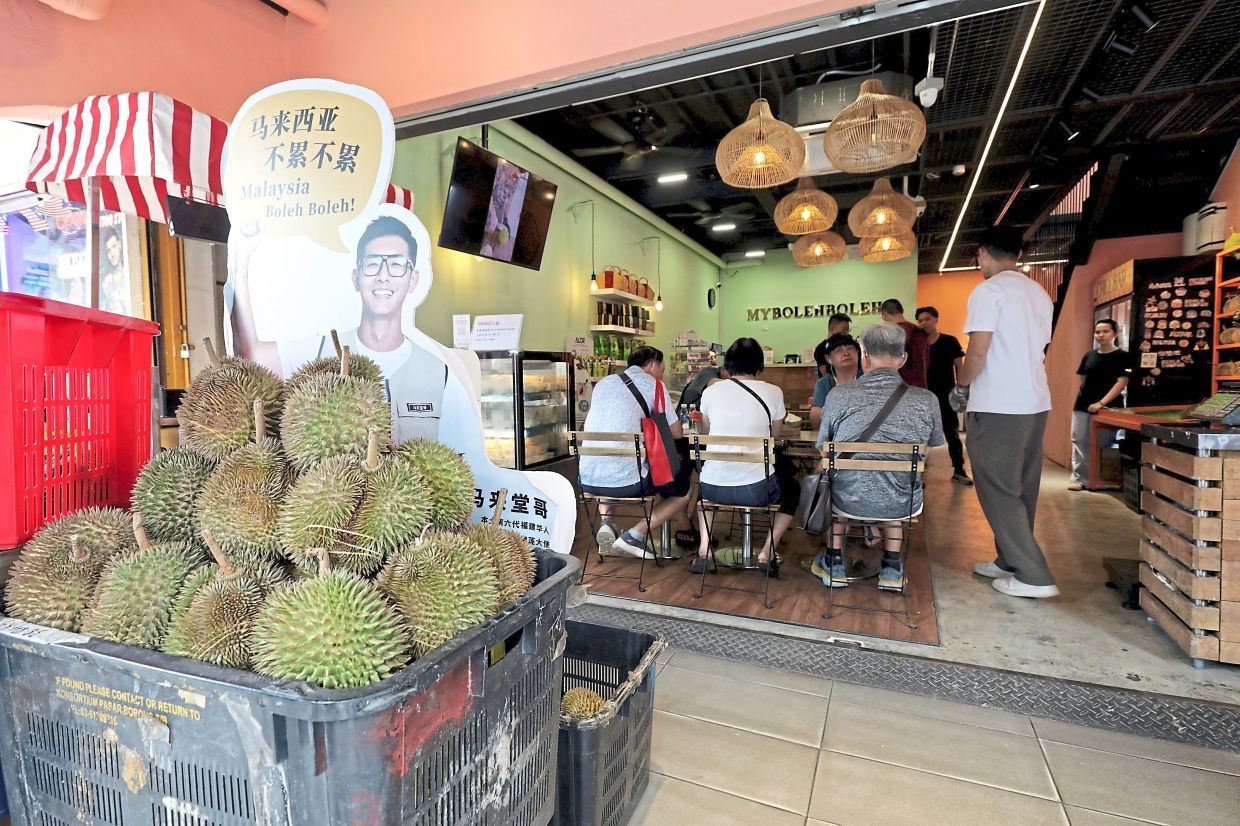 Interview with MyBolehBoleh influencer Edison Ang and the work he is doing to educate the China market on Malaysian durian.—SAMUEL ONG/The Star