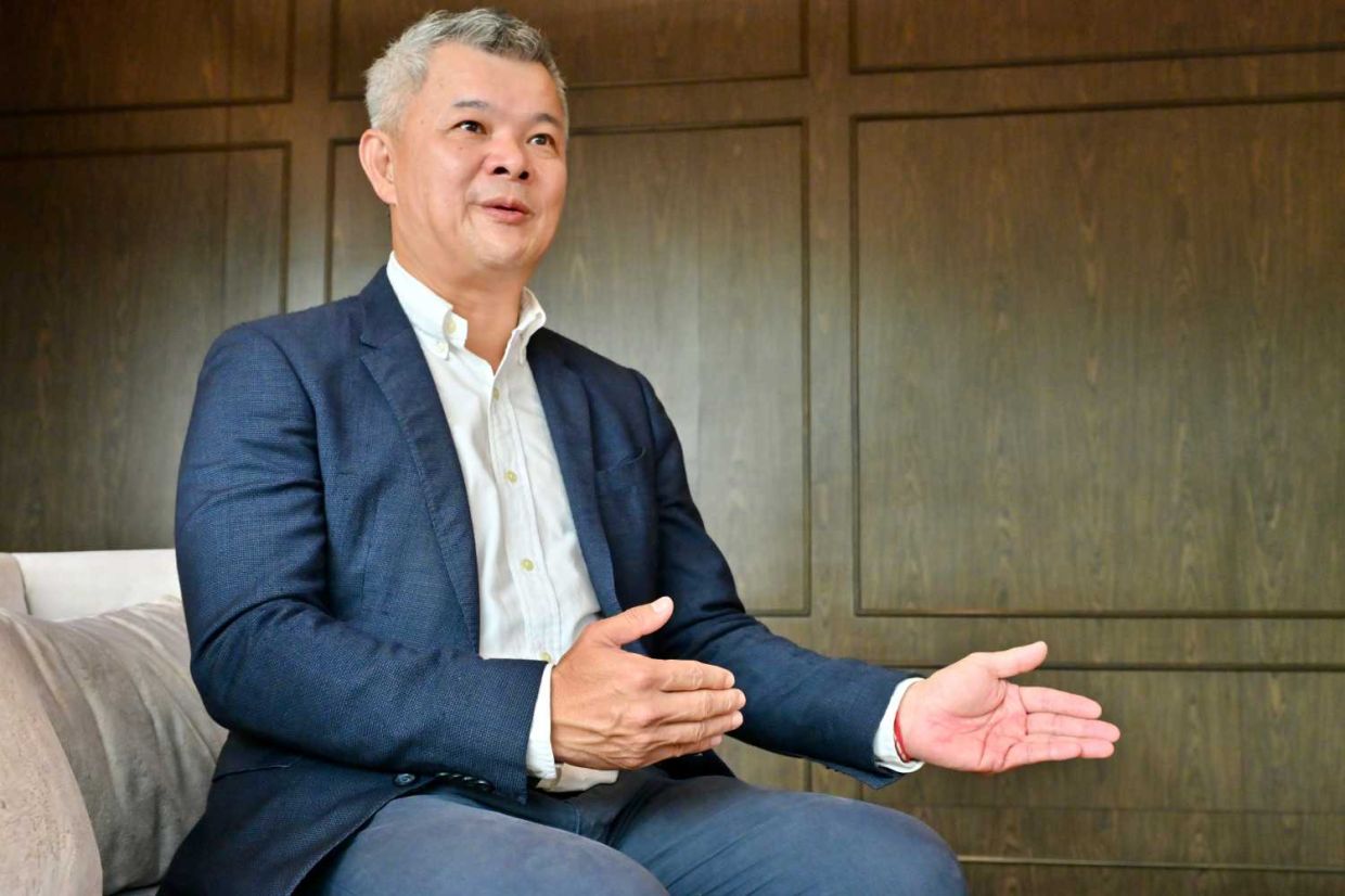 Interview with Pet World ceo, Choy Peng Yew. — RAJA FAISAL HISHAN/The Star