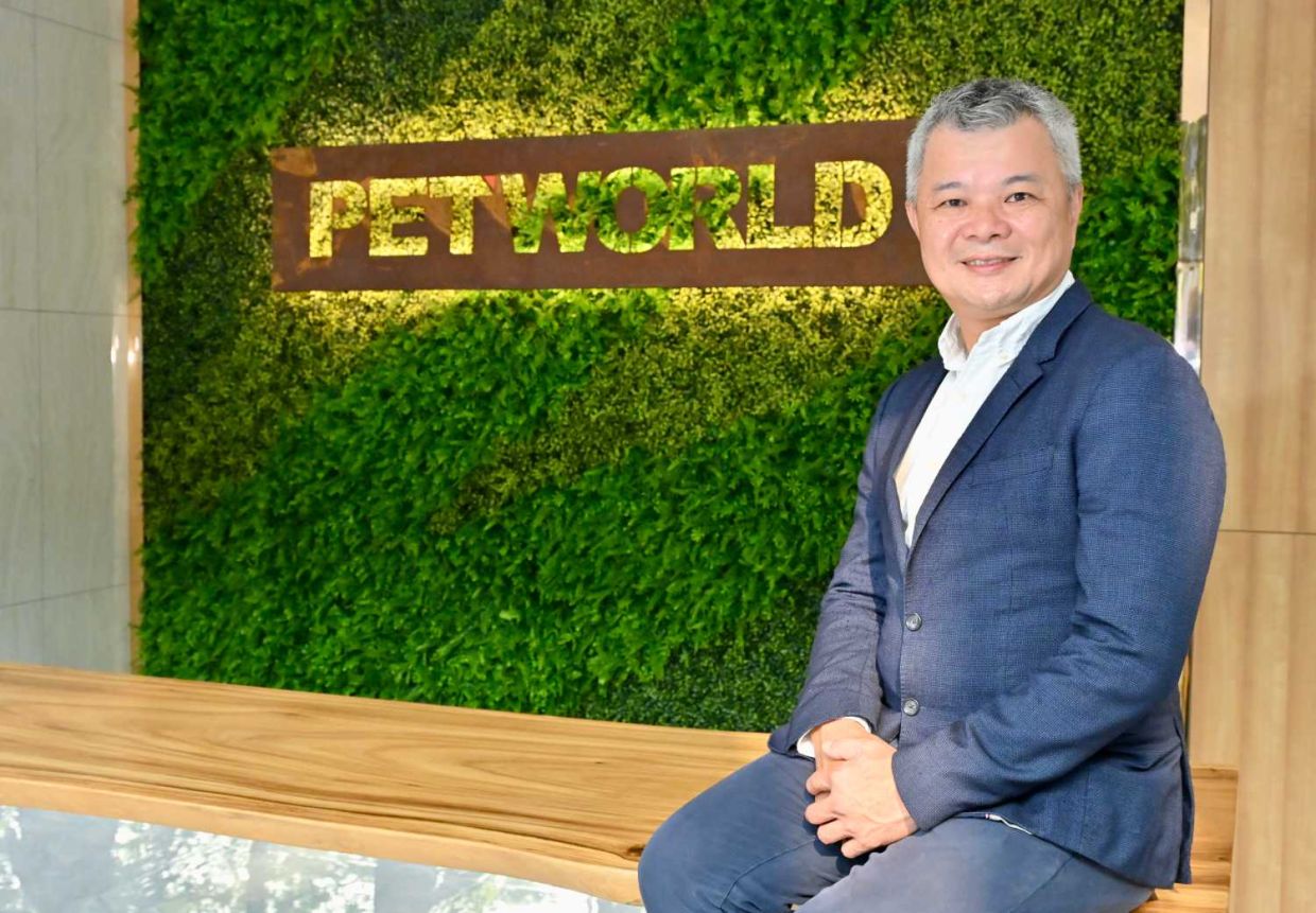 Interview with Pet World ceo, Choy Peng Yew. — RAJA FAISAL HISHAN/The Star