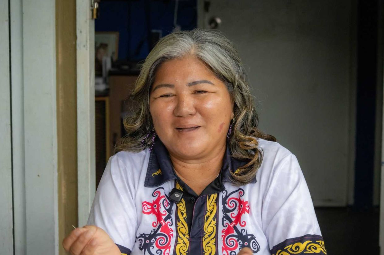 Mariam Sakai, 56, a Lundayeh woman from Kampung Kuala Puntih, Keningau, recalls her decades-long struggle before finally obtaining her blue MyKad in her 30s.