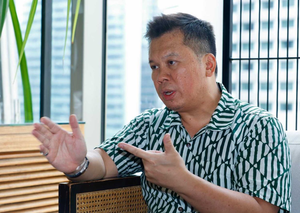 Interviu Serai Group founder, Datuk Najib di Serai Dining Loft, Pavilion, Kuala Lumpur. — FAIHAN GHANI/The Star