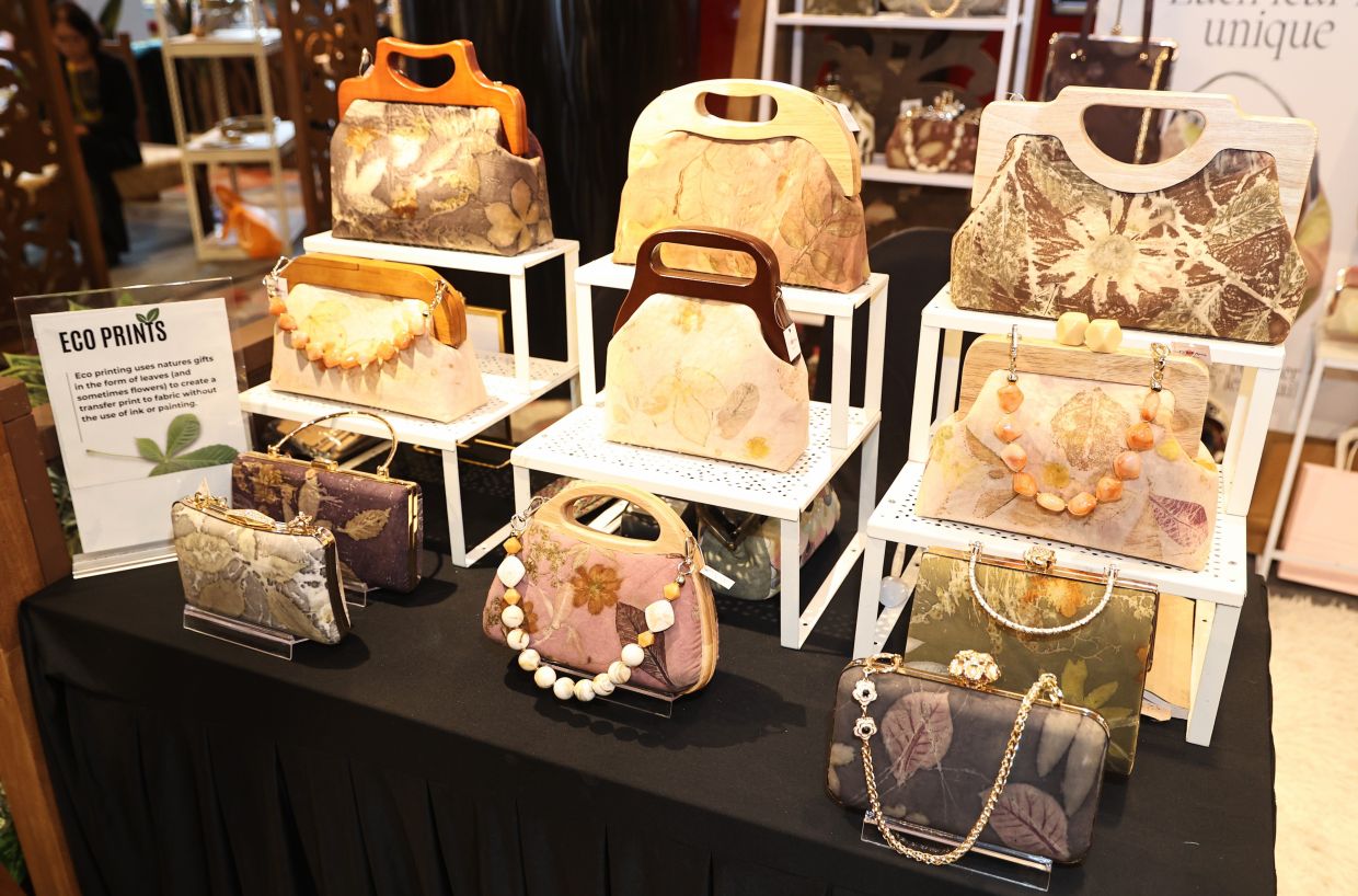 Interview with CT N Honey handmade bag founder Siti Nor Misro at the 2025 ASEAN Arts and Crafts bazaar at Sunway Convention Centre on October 07 for Majoriti.- AZMAN GHANI/The Star