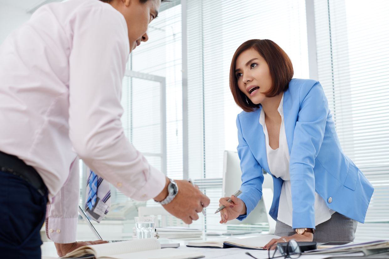 Vietnamese business lady proving her business idea will work