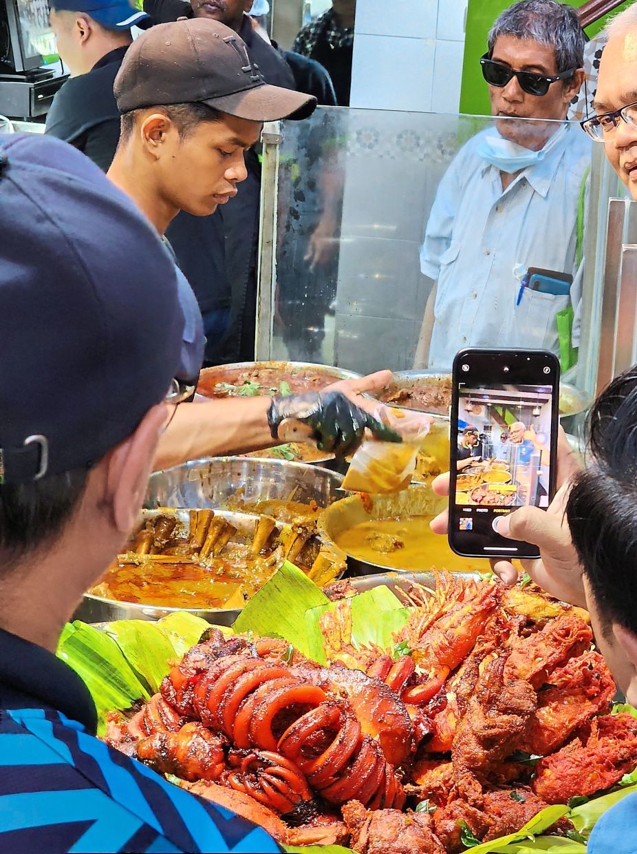 Sotong Viral is one of the must-haves at Hameediyah Penang. — Photo: FLOREY D. MIKIL/The Star