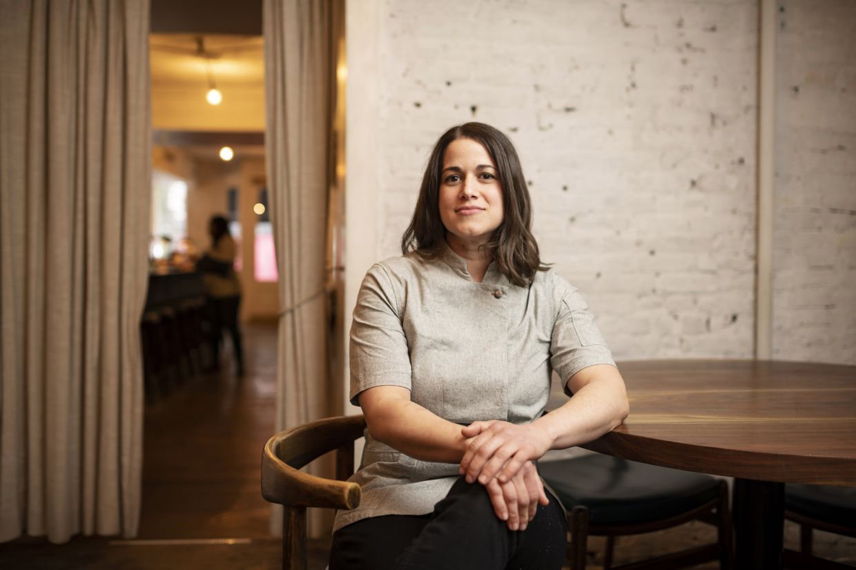 FILE — The executive chef Mary Attea at The Musket Room in New York, March 1, 2022. Attea’s restaurant Musket Room earned a Michelin star just four months after opening. (Karsten Moran/The New York Times)