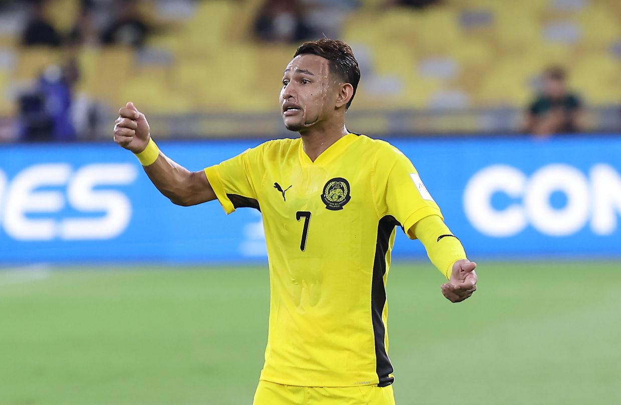 Malaysia's Faisal Halim during a qualifier match for the AFC Asian Cup Saudi Arabia 2027 against Nepal's at the National Stadium Bukit Jalil in Kuala Lumpur, on Tuesday, November 18, 2025.— MUHAMAD SHAHRIL ROSLI/The Star