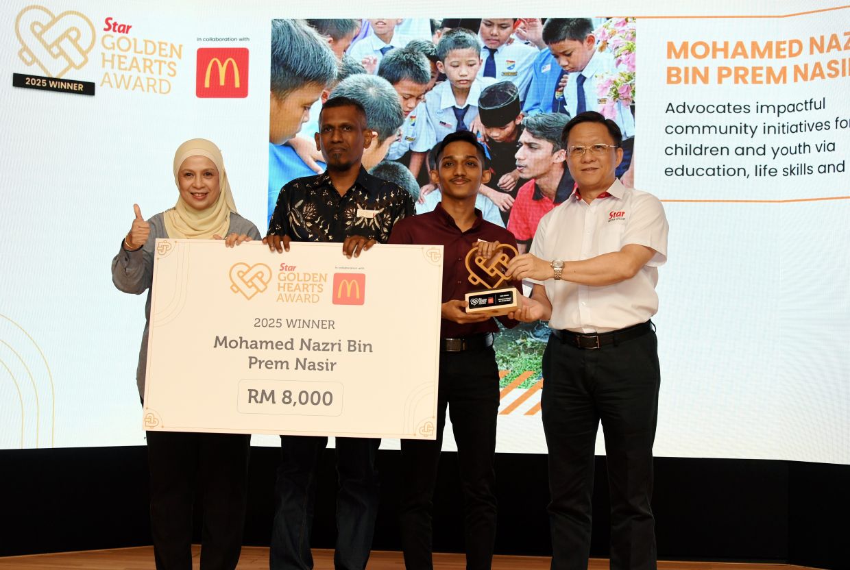 Star Golden Hearts Award 2025 prize presentationat Menara Star.. —AZHAR MAHFOF/The Star