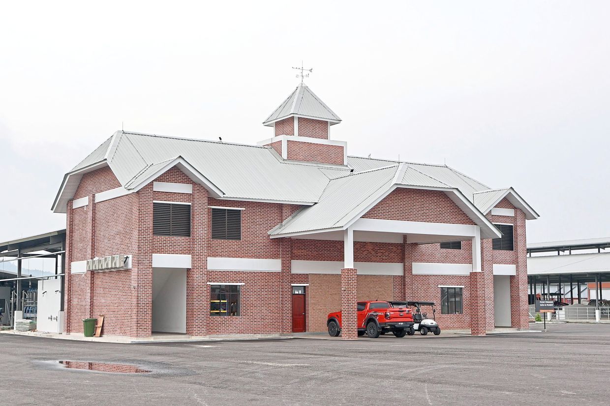 The main office of Jemaluang Diary Valley in Mersing, Johor. The state is targeting to produce more than three million litres of fresh milk in 2026 and 12 million litres annually within the next five years. — THOMAS YONG/The Star
